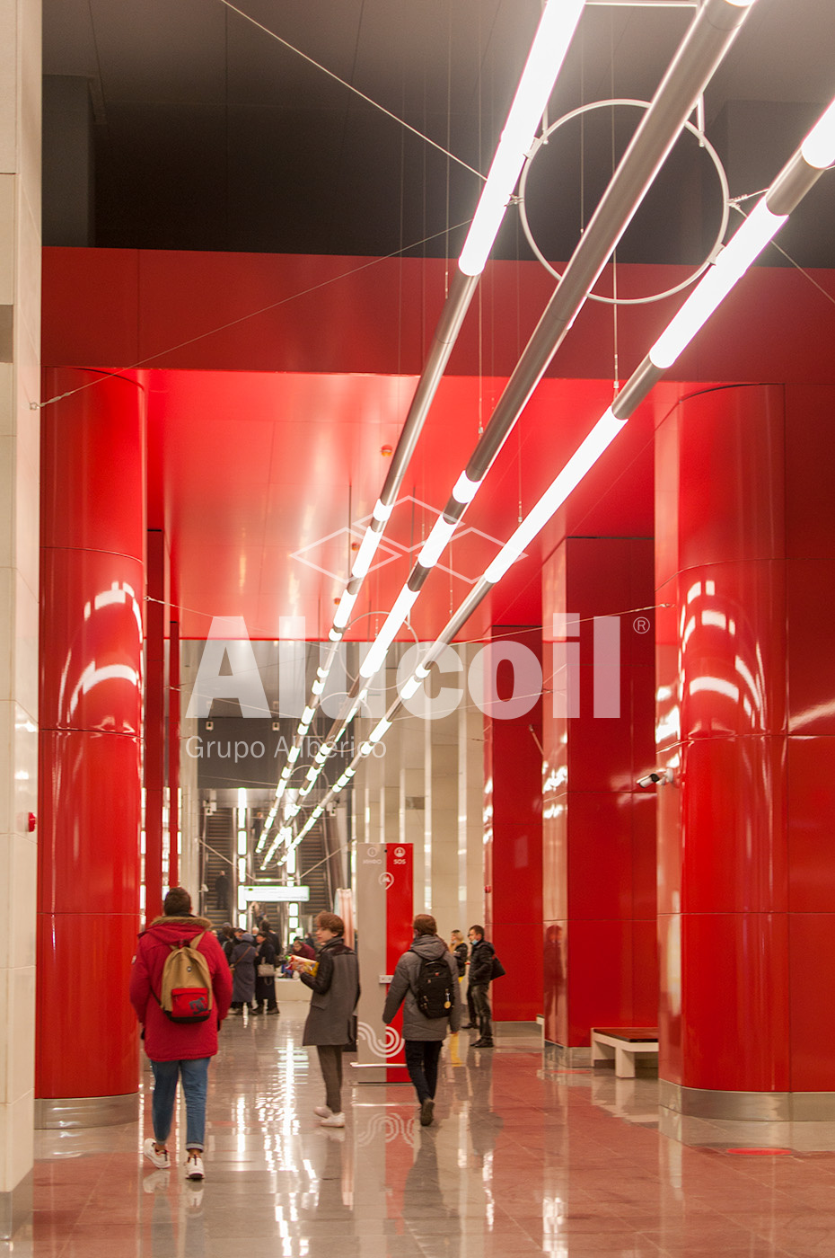 Alucoil Design - Metro Mnevniki station